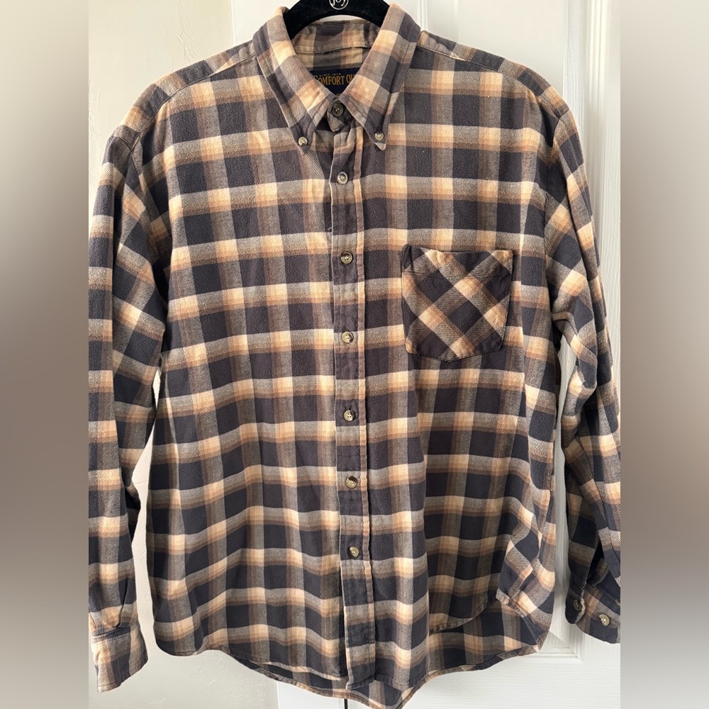 Plaid Casual Button Down Shirt